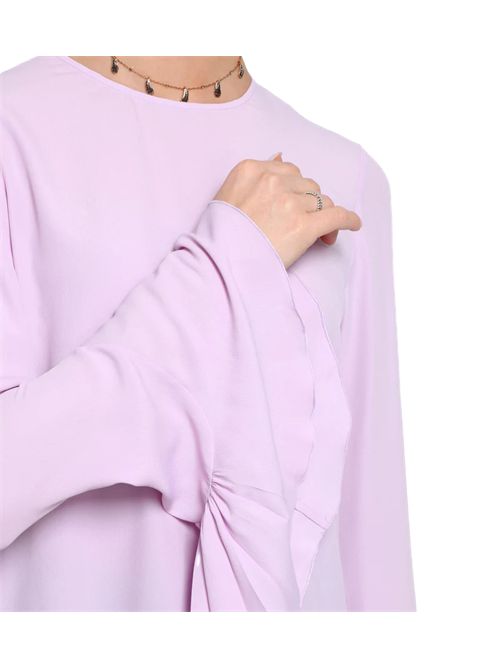 Blusa in misto seta N°21 donna lilla N°21 | 22IN2S0G07151117831 LILLA